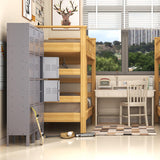 IKIMI 66" Metal Lockers for Employees Storage Locker with Doors and Shelves,Steel Lockable Cabinet Gray Tall Locker for School Office Gym Home Garage IKIMI