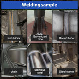 FLARING 155Amp MIG Welder, 110V Flux Core Welder Flux MIG/Lift TIG/Stick 3-in-1 Large LED Digital Display Welding Machine IGBT Inverter Gasless Welder Update FM155 FLARING