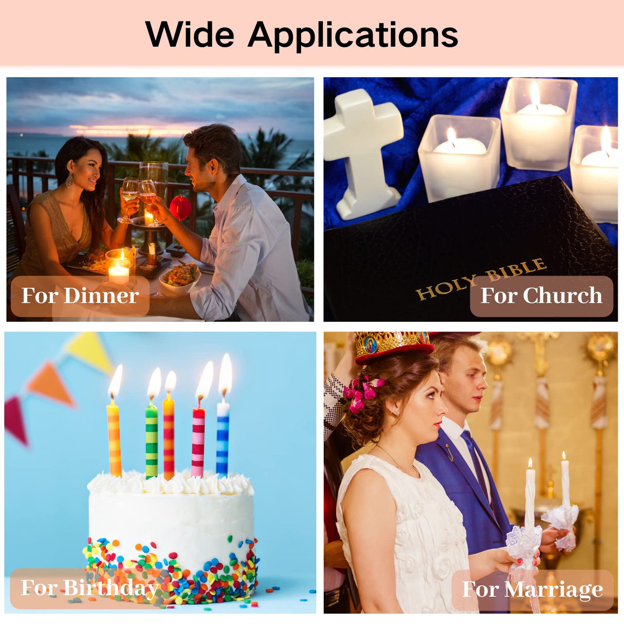 【200 Feet】Candle Wick Roll with 125 Pcs Metal Candle Wick Sustainer Tabs, 80Pcs Candle Wick Stickers and 5Pcs Wooden Candle Wick Centering Device, 61m Natural Cotton Candle Wicks for Candle Making Kit YinEpand