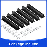 Fixirons 6 Pack Overhead Storage Bin Rack, Ceiling Racks for Utility Bins Organization, Heavy Duty Rack Ceiling Garage Storage for Supports Most Bins Container (for 5 Bins, Bins are not included) Fixirons