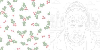 Merry Masterpieces: Coloring Christmas Movie Magic: An Unofficial Coloring Adventure