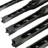6pcs Square Hole Mortise Chisel Drill Bit Tools, 5/8" 9/16" 1/2" 3/8" 5/16" 1/4" HSS Woodworking Hole Saw Mortising Chisel Drill Bit Set, Different Sizes YaeKoo