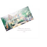 Hallmark Thomas Kinkade Boxed Christmas Cards Assortment, Snowy Houses (40 Cards with Envelopes and Foil Seals) (1XPX1761) Hallmark