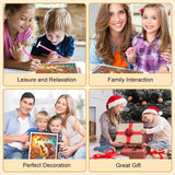 WSLWXSHM Diamond Painting Kits for Adults Dog, Butterfly Round Full Drill Diamond Art Kits, 5D DIY Paint with Diamonds Crafts for Home Wall Decoration Gifts 12×12Inch, Animal WSLWXSHM