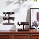 ProCase Wood Watch Display Stand Holder for Men, Wristwatch Tower with T-Bar Design, Hanging Watch Rack, Wooden Wrist Watch Tree ProCase