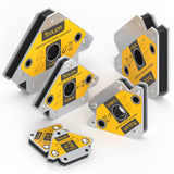 TOOLIOM Arrow Welding Magnets 6Pcs 25LB & 50 LB & 75 LB Strong Hold Magnetic Welding Holder Welder Magnet Set Welding Accessories TOOLIOM