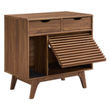 Modway EEI-6796-WAL Render Cat Cabinet, Walnut Modway