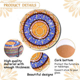 12Pcs Diamond Painting Coasters Kit with Holder Cork Base, DIY Zodiac Constellation Coasters Diamond Painting Kits for Beginners, Adults DIY Diamond Art Painting Craft Supplies Praise V Do