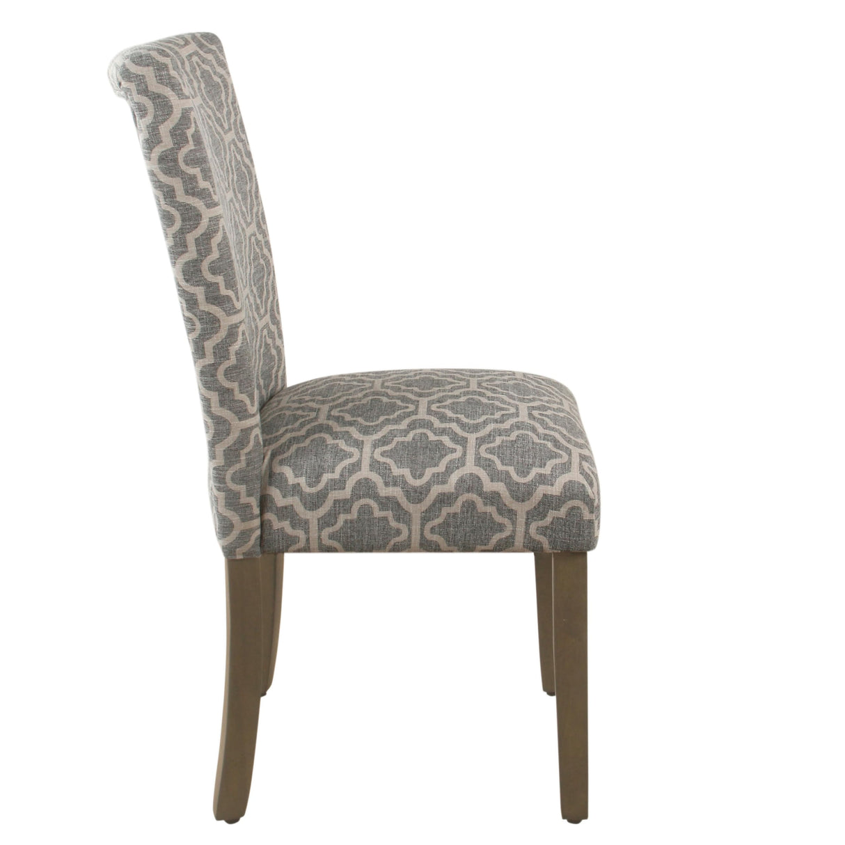 HomePop Parsons Classic Upholstered Accent Dining Chair, Pack of 2, Grey HomePop