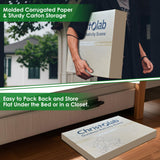 Outdoor Nativity Set for Outdoor Christmas Decorations, 45in Weather Resistant PVC Nativity Set, Large Holy Family with The Sheep and Donkey for Front Yard and Lawn Christolab