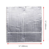 FYSETC 2pcs 3D Printer Insulation Heated Bed Lightweight Foam Foil: 12" x 12" x 0.3" CR10 Build Plate Insulation Mat Self-Adhesive Hotbed Thermal Pad for CR-10/ 10S/ Ender 3 Max Reprap Taz6-300mm FYSETC