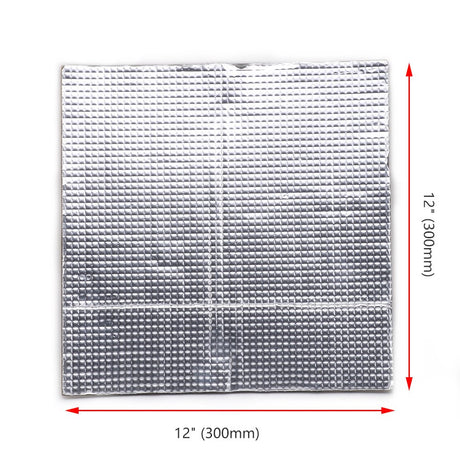 FYSETC 2pcs 3D Printer Insulation Heated Bed Lightweight Foam Foil: 12" x 12" x 0.3" CR10 Build Plate Insulation Mat Self-Adhesive Hotbed Thermal Pad for CR-10/ 10S/ Ender 3 Max Reprap Taz6-300mm FYSETC