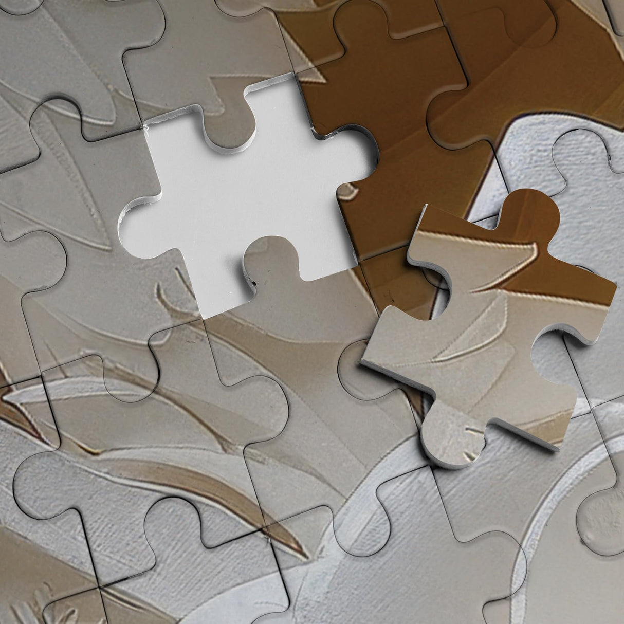 3D Owl Puzzles Paper Cut Art Puzzle 1000 Pieces for Adults, White Bird Jigsaw Puzzle Jungle Animal, Challenging Puzzles Hard Puzzle for Family Decorations BBOLDIN