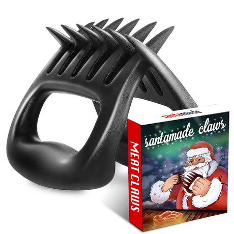 SANTAMADE Stocking Stuffers for Men, Meat Claws for Shredding, Solid Heavy Duty Meat Shredder Tool Bear Claws - Funny Smoker Accessories for BBQ Grilling Gifts for Men Dad - One Pair SANTAMADE