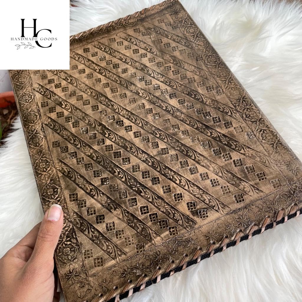 handborncraft Personalized Binder Leather Binder, Custom Binder, Leather 3-Ring Binder, Leather Portfolio Men, Wedding Planner, Sun with Stone Leather Binder, Office Gifts, Corporate Gift handborncraft