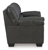 Signature Design by Ashley Bladen Faux Leather Sofa, Gray Signature Design by Ashley