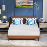 FDW 8 Inch Green Tea Queen Cooling Gel Memory Foam Mattress/Medium-Firm Mattress for Pressure Relief for Kid Adults/CertiPUR-US Certified/Mattress in a Box, Queen FDW