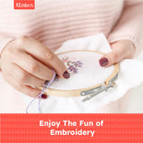 XEmbro 12 PCS Aida Cloth 14 Count, 4 Sizes White Cross Stitch Fabric for Craft Embroidery, Classic Reserve Aida Cloth for Embroidery Beginner, Needlework, Cross Stitch (5.9 to 11.8inch) XEmbro