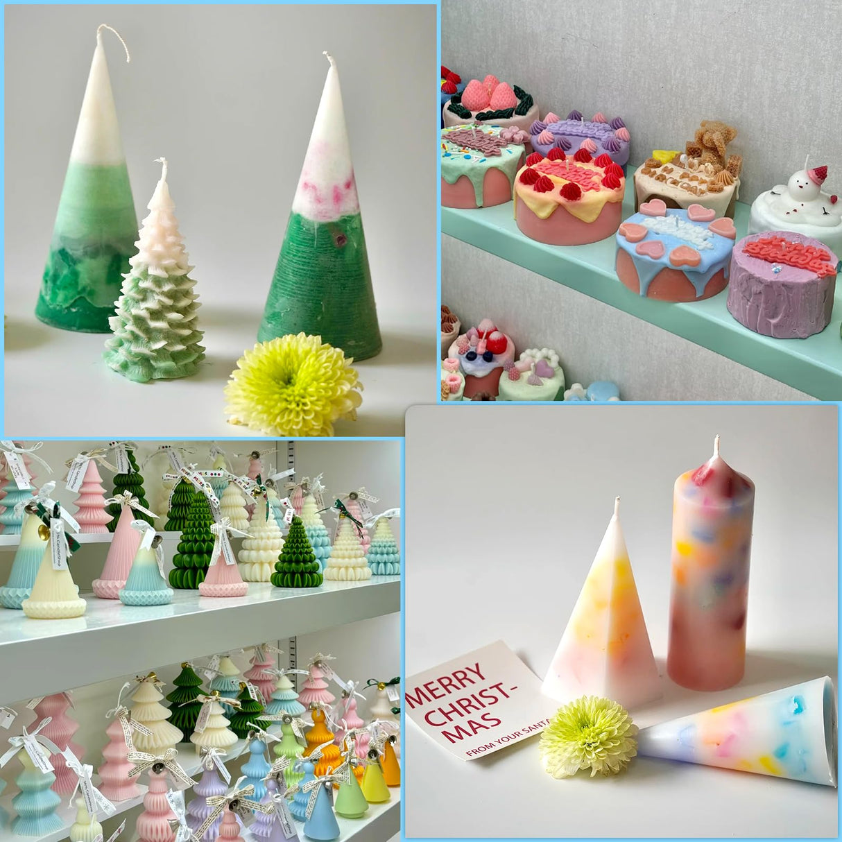 BLESTALIDO 20 Vibrant Colors Candle Dye - Highly Concentrated Liquid Candle Colorant for Soy Wax BLESTALIDO