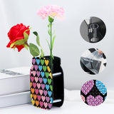 Tontut Diamond Painting vase Love DIY Flash Diamond Three-Dimensional Decorative vase Handmade Creative Crafts Suitable for Living Room Desktop Ornaments Home Decoration Creative Gifts Tontut