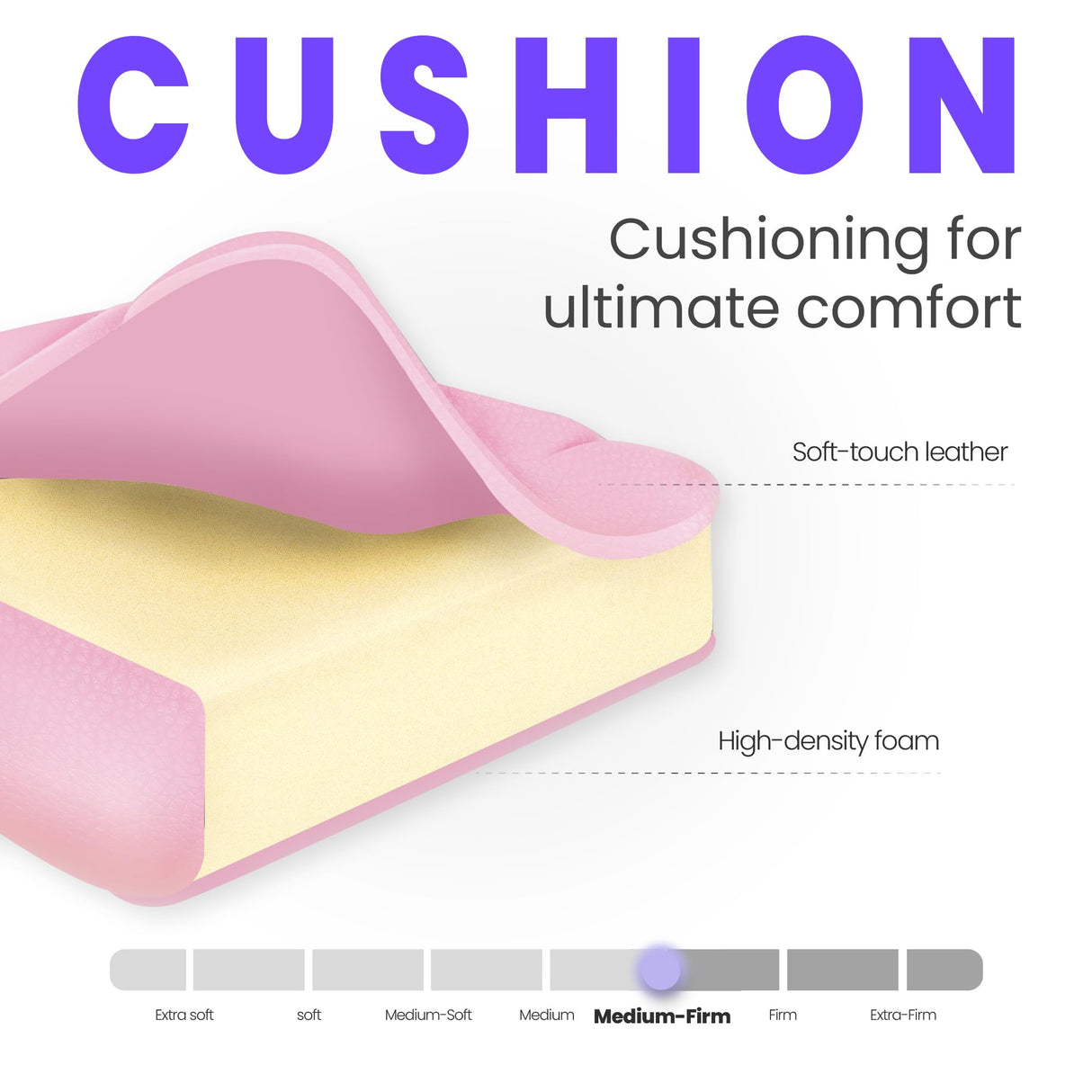 N-GEN GAMING Video Gaming Chair with Footrest High Back Ergonomic Comfortable Office Computer Desk with Lumbar Support Height Adjustable with PU Leather Recliner for Adults Women Men (Pink) N-GEN GAMING