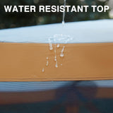 EVER ADVANCED Pop up Gazebo Tent for Backyard, 11.5 x 9.8 ft, Instant Screened Tent Screen House Canopy with Netting, Orange EVER ADVANCED