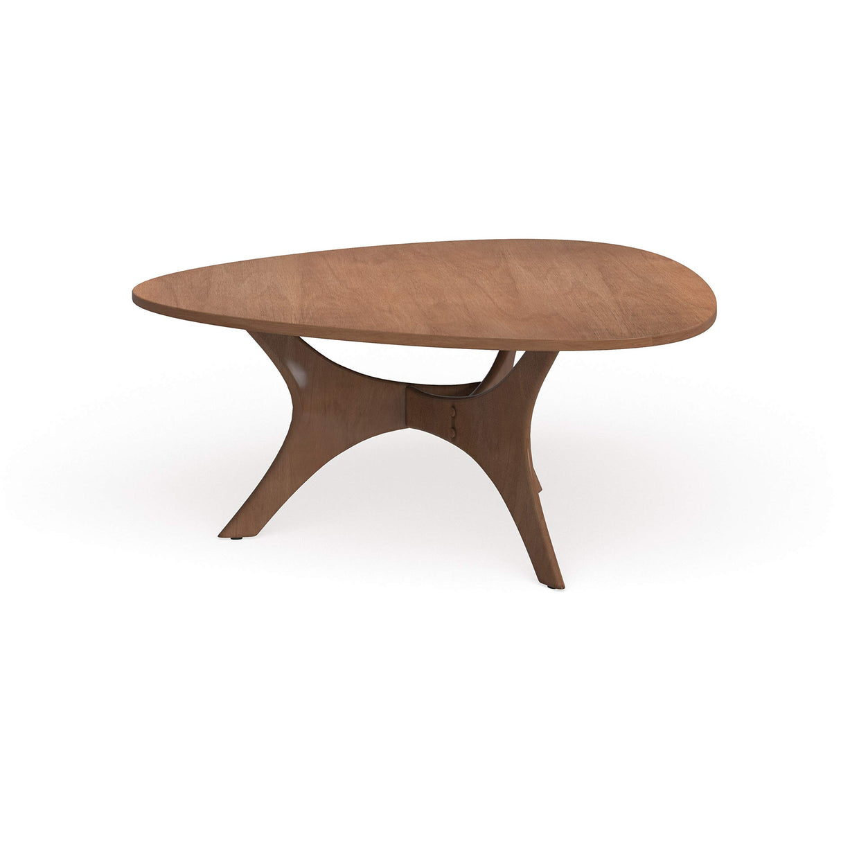 Wood Coffee Table Mid-Century Modern Finish WoodArtSupply