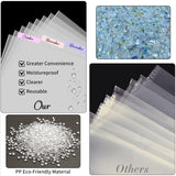 A3 Diamond Painting Storage Book, 60 Views Art Portfolio Presentations Folder with 30 Pages Protectors, 17.3x12.8in HOWUKE