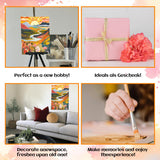 NPCSWXQ Paint by Numbers Kit for Adults Beginners, Sunrise Mountains and Rivers Landscape Painting Crafts Number Art Paint Kits for Home Wall Bedroom Study or Office Decor Gift 16x20Inch NPCSWXQ