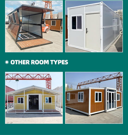 Generic Tiny House for Living, Luxury Modern Prefab Insulated Home, Portable Expandable Container Tiny Home, Foldable Mobile Home with Steel Frame 3 Bedroom1 Full Equiped Bathroom and Kitchen (3)