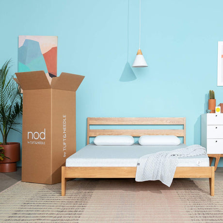 Nod by Tuft & Needle Firm 6" Twin XL Size Adaptive Foam Mattress in a Box, Breathable, Pressure Relief, Supportive, Light, 100 Night Trial, Fiberglass Free, CertiPUR-US, 10-Year Limited Warranty Tuft & Needle