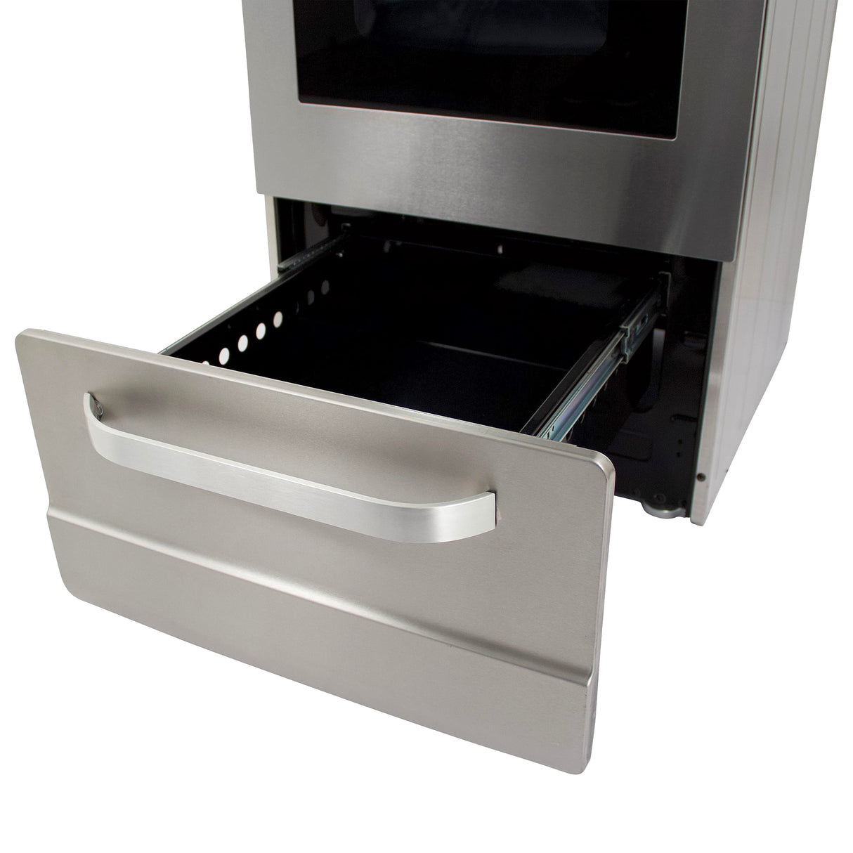 West Bend WB200ERPSS 20-Inch Electric Range, Compact Design, Top with 4 Cooking Zones, Glass Oven Door, Storage Drawer, and Rotisserie Accessories, 2.0 Cu. Ft, Stainless Steel, Metallic West Bend