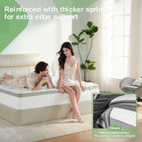 SNFPNE Queen Size Mattress 12 Inch, Medium Firm Memory Foam Hybrid Mattress with Individual Pocket Spring - Pressure Relief, Motion Isolation, Cool Sleep, 80" x 60" SNFPNE