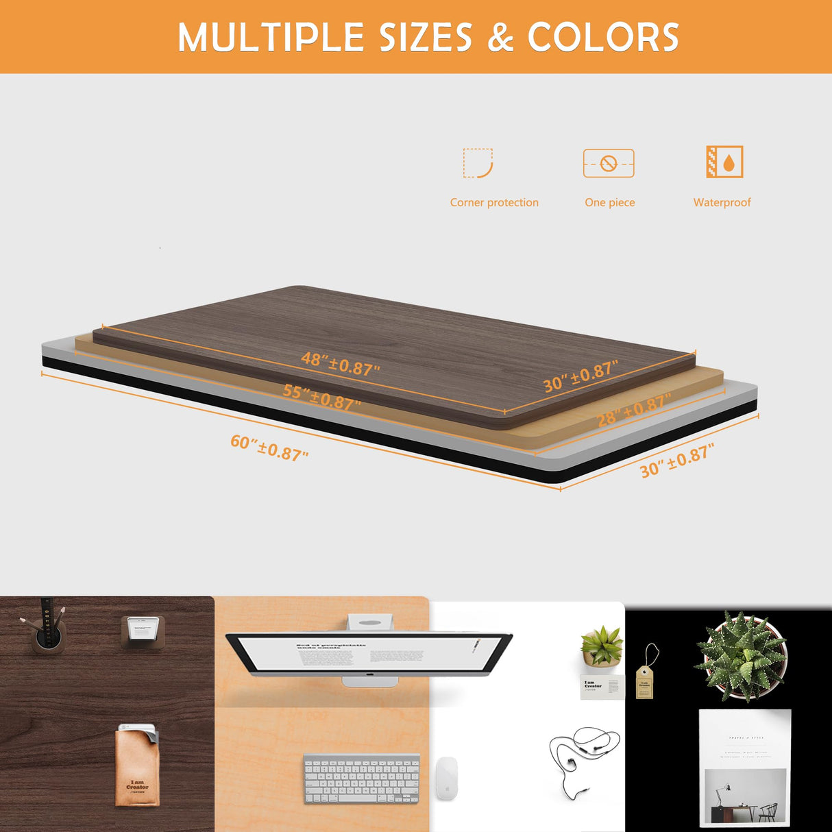 ALFA BUSINESS Dual Motor Standing Desk 60x30 Inches, Electric Adjustable Height Desk for Home Office, Sit and Stand Computer Desk with Memory Presets ALFA BUSINESS