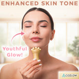 COZLOW Wood Therapy Facial Massage Tools (7 Piece Set), Gua Sha Wooden Face Massager Kit for Face Lifting, Lymphatic Drainage, Skin Care & Anti-Aging COZLOW