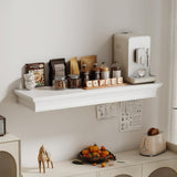 Eylar Intact Secret Home Decor with Hidden Storage, Floating Night Stand with Gun Drawer, Space-Saving Gun Shelf for Bedroom, Hallway, Office, Solid Wood (White) Eylar