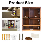 Pet Memorial Gift Shadow Box with Adjustable Shelves,Dog Memorial Gifts for Loss of Dog Death Sympathy,Pet Frame Urn Ashes Remembrance Gift Display Case with Deep Drawer&Pet Paw Ink Kit SUPERPAWS