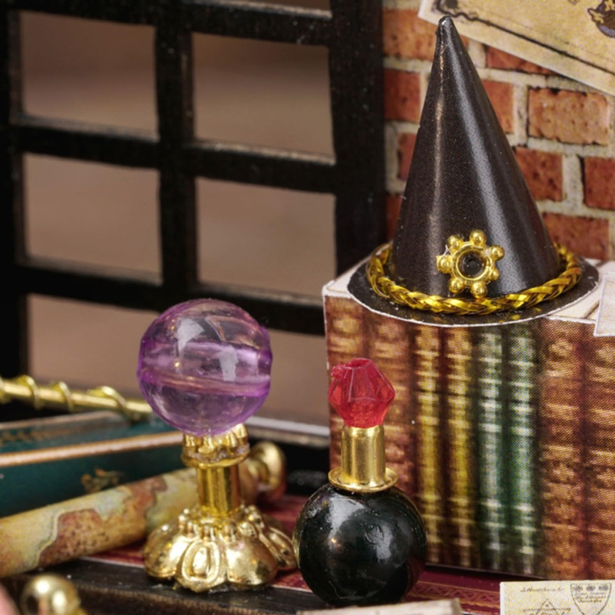 DIY Miniature House Kit, Mini House Building Kit with LED & Dust Cover, DIY Wooden Dollhouse Miniature Kit for Adults Teen, Wooden Crafts Lovely Dollhouse Kit, Moon Magic YSWOOD WORLD