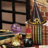 DIY Miniature House Kit, Mini House Building Kit with LED & Dust Cover, DIY Wooden Dollhouse Miniature Kit for Adults Teen, Wooden Crafts Lovely Dollhouse Kit, Moon Magic YSWOOD WORLD