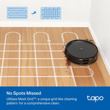 Tapo Ultra-Slim LiDAR Smart Navigation Robot Vacuum and Mop with Self-Emptying Dock, 5300Pa Max, 97%+ Dust Pickup Rate, Self-Charging, Compatible with Alexa & Google Home, RV20 Max Plus Tapo