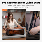 Creality Falcon A1 10W Laser Engraver, 80W Enclosed Laser Cutter and Engraver Machine with Air Assist, Smart Camera Positioning, 600mm/s Speed, Smart Material Recognition, Ideal for Wood & Metal CREALITY FALCON