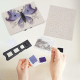 WEBBEDY 3D String Art Kit DIY Butterfly String Arts and Craft Kits for Adults Beginners Include All Necessary Accessories and Wooden Frame, Home Wall Decorations Unique Gift for Valentine's Day WEBEEDY