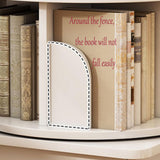 TruRim 360° Rotating Small Space Bookshelf – White Wooden Tower with Six-Tier Storage for Home Use TruRim