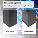 WASAI Center Console Gun Safe - Console Gun Vault Compatible with Ford Explorer 2020-2025, High Security Armrest Lock Box with 4 Digit Combination Lock with Key WASAI