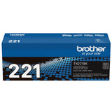 Brother Genuine Standard Yield Toner Cartridge, TN221BK, Replacement Black Toner, Page Yield Upto 2,500 Pages, Amazon Dash Replenishment Cartridge, TN221 Brother