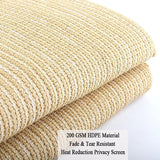 Vocray 90% Shade Cloth for Patio, 8X15 Ft Pergola Shade Cover, Sun Shade Sail for Beach, Deck, Porch, Balcony, Gazebo, Outdoor Shade for Garden, Carport, Pool. Vocray