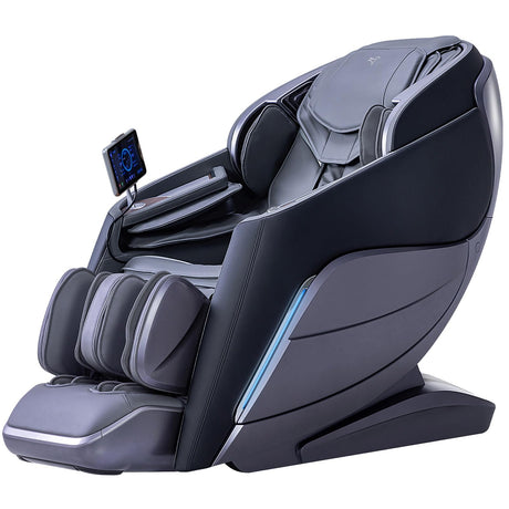 Alfine A710 Pro 2025 4D Massage Chair iRest System, Full Body Zero Gravity Recliner with SL Track, Yoga Stretching, Health Detection, APP Control, and Electric Calfrest Extension (Black) Alfine