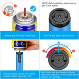 Torch Lighters 2 Pack Windproof Adjustable Jet Flame Butane Lighter, Refillable Gas Torch Lighter for Candles Grill BBQ Fireplaces Camping (Butane Not Included) TOPKAY