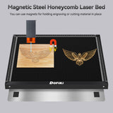 Dofiki Steel Honeycomb Laser Bed 400 x 400mm Honeycomb for A5 Pro, Master 2, RAY5, LE400PRO, Z1, B1, B2, L1, L2 and Most Laser Engraver Cutter, 15.7" x 15.7" (0 0) Origin Top Left Dofiki