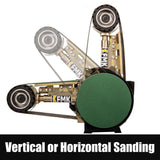 KFMK 𝟑𝐢𝐧𝟏 2"x36" Belt Sander 7" Disc Sander and 8" Grinder Combo, 3.1 Amp Bench Belt Sander for Metal Working, 2 inch Belt Grinder for Knife Making and Sharpening, KF8236 KFMK